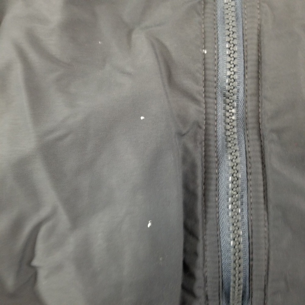 L.L. Bean Warm-up Jacket Mens Large Tall Gray Fleece Lined Made USA Distressed - Picture 5 of 15